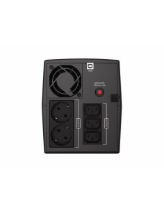 Conceptronic ZEUS08EM sistema de alimentación ininterrumpida (UPS) Línea interactiva 1,5 kVA 900 W 5 salidas AC 2