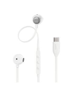 JBL Tune 305C Auriculares Alámbrico Dentro de oído Llamadas Música USB Tipo C Blanco