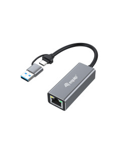 Equip Adaptador de USB-C a 2,5 Gigabit Ethernet de red (USB-C+A)