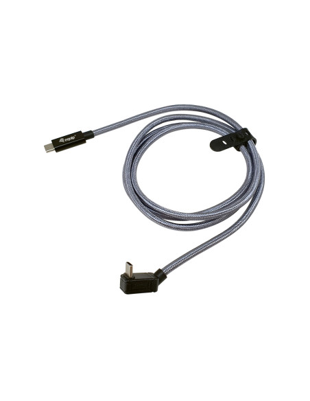 Equip 128423 Cable USB 3.2 Gen 2x2 C a conector C U, 3,0 m, negro, M M, PD240W, 4K 60 Hz, 20 Gbps