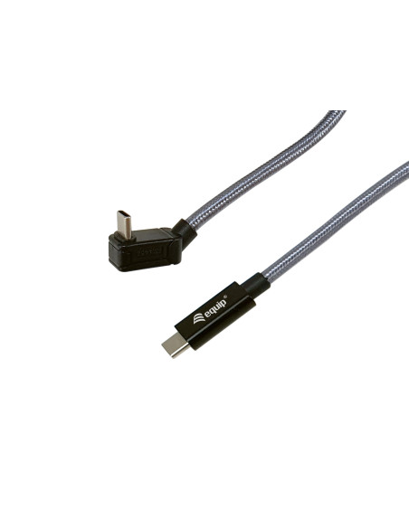 Equip 128423 Cable USB 3.2 Gen 2x2 C a conector C U, 3,0 m, negro, M M, PD240W, 4K 60 Hz, 20 Gbps