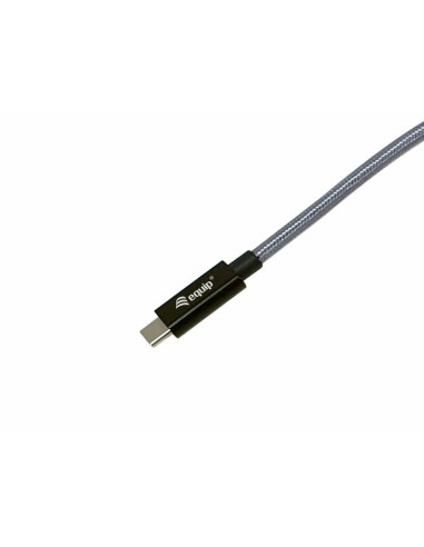 Equip 128423 Cable USB 3.2 Gen 2x2 C a conector C U, 3,0 m, negro, M M, PD240W, 4K 60 Hz, 20 Gbps