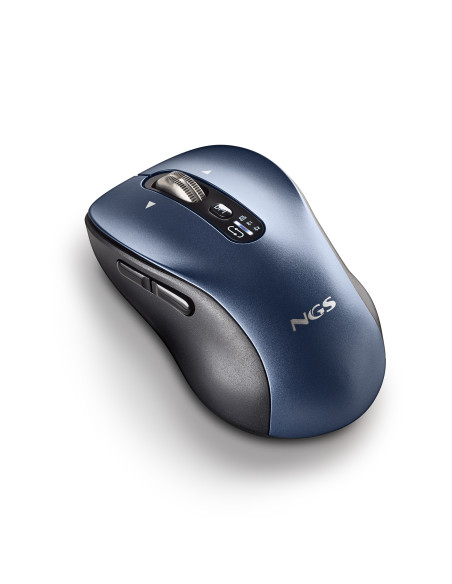 NGS INFINITY RB ratón Oficina Ambidextro RF Wireless + Bluetooth Óptico 3200 DPI