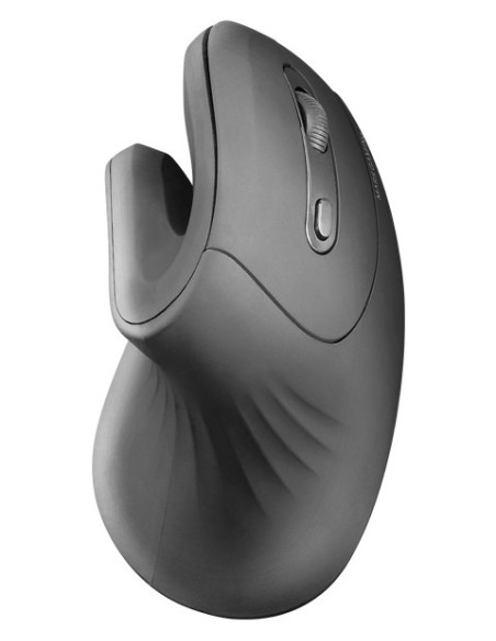 Mars Gaming MMW-ERGOPRO Negro, Ratón Inalámbrico Ergonómico Vertical, Diseño Plegado, Sensor Óptico 3200DPI, Switches Huano,
