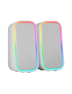 Mars Gaming MS-OM, Altavoces Gaming 20W, Iluminación Dinámica RGB, Altavoces Bluetooth 5.3 + AUX-IN, Caja de Control de 2