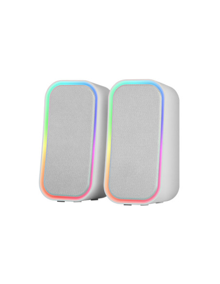 Mars Gaming MS-OM, Altavoces Gaming 20W, Iluminación Dinámica RGB, Altavoces Bluetooth 5.3 + AUX-IN, Caja de Control de