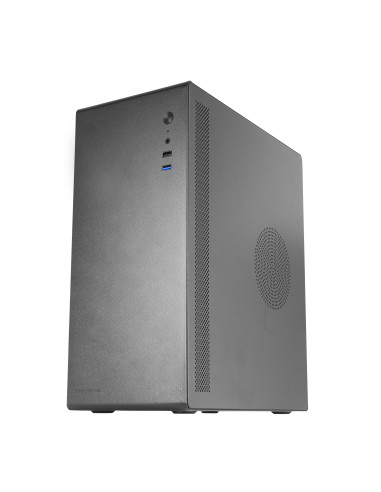 Tacens NOVAX, Caja PC Ultracompacta Micro-ATX, Diseño Totalmente Metálico Ultrarresistente, 1x Ventilador Trasero 80mm, Caja