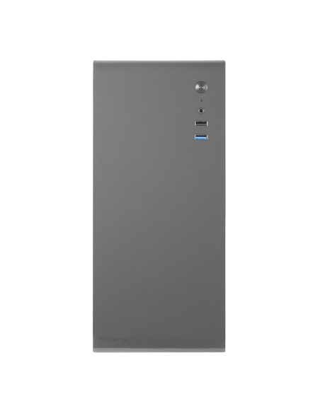 Tacens NOVAX, Caja PC Ultracompacta Micro-ATX, Diseño Totalmente Metálico Ultrarresistente, 1x Ventilador Trasero 80mm, Caja