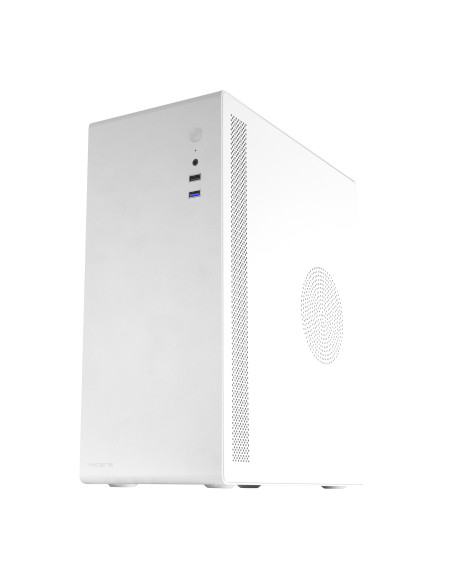 Tacens NOVAX, Caja PC Ultracompacta Micro-ATX, Diseño Totalmente Metálico Ultrarresistente, 1x Ventilador Trasero 80mm, Caja
