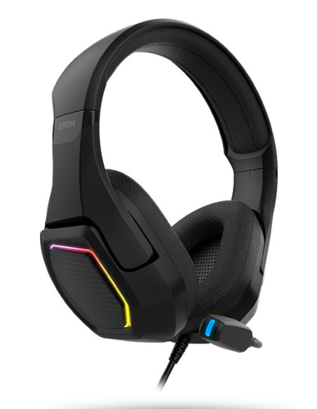 Krom Kopa 7.1 Auriculares Alámbrico Diadema Juego Negro