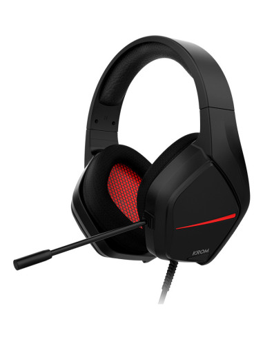 Krom Kopa Move Auriculares Alámbrico Diadema Juego Negro