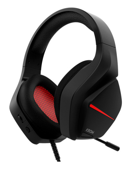 Krom Kopa Move Auriculares Alámbrico Diadema Juego Negro