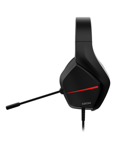 Krom Kopa Move Auriculares Alámbrico Diadema Juego Negro