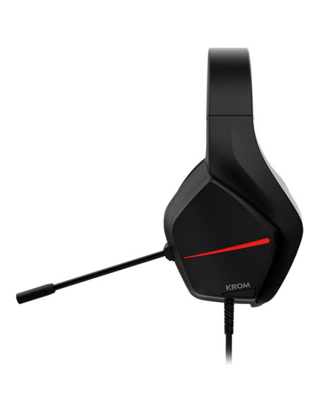 Krom Kopa Move Auriculares Alámbrico Diadema Juego Negro