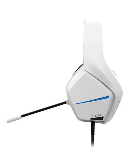 Krom Kopa Move Auriculares Alámbrico Diadema Juego Blanco