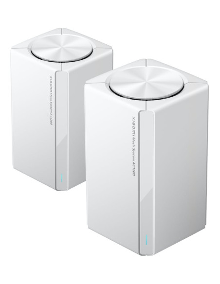 Xiaomi AC1200 2 Pack Doble banda (2,4 GHz   5 GHz) Wi-Fi 5 (802.11ac) Blanco Interno