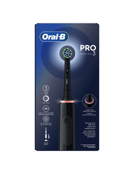 Oral-B Pro 3 Pro3 3000 Adulto Cepillo dental oscilante Negro