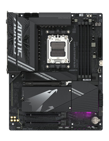GIGABYTE X870 AORUS ELITE WIFI7 Placa Base - Compatible con CPUs AMD Ryzen 9000, 16+2+2 fases VRM, hasta 8000MHz DDR5 (OC),