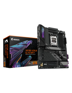 GIGABYTE X870E AORUS ELITE WIFI7 Placa Base - Compatible con CPUs AMD Ryzen 9000, 16+2+2 fases VRM digitales, hasta 8000Hz DDR5