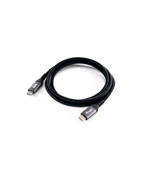 Equip 128381 Cable USB 4 Gen 3 C a C, M M, 1,2m, PD3.1 240W, 8K 60Hz, 40Gbps, Negro