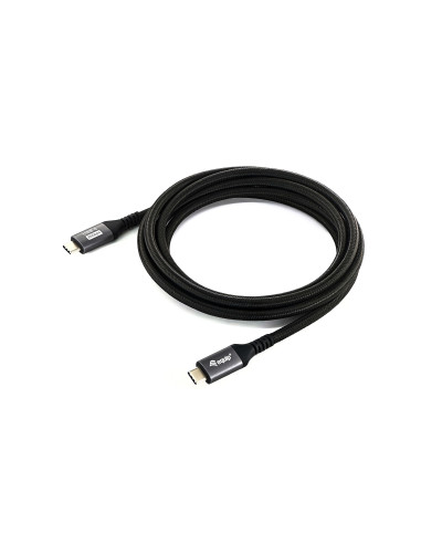 Equip 128382 Cable USB4 Gen 2x2 C a C, M M, 2,0 m, PD 100 W, 4K 60 Hz, 20 Gbps, negro