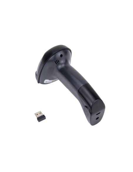 Equip 351023 lector de código de barras Lector de códigos de barras portátil 1D LED Negro