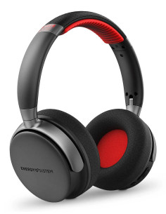 Energy Sistem Power Sport Auriculares Inalámbrico y alámbrico Diadema Deportes USB Tipo C Bluetooth Negro, Rojo
