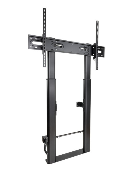 TooQ Lottus Soporte de Suelo Pared Fijo con Regulación de Altura para Pantallas 55"-100", Negro