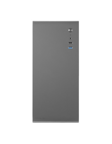 Tacens NOVAX550BR, Caja PC Micro-ATX + Fuente Alimentación 550W 80Plus Bronce 230V, Diseño Totalmente Metálico, 1x Ventilador