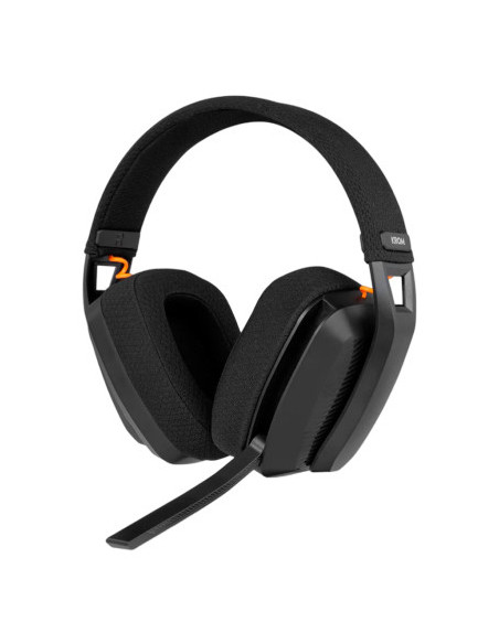 Krom Kanji Auriculares Inalámbrico y alámbrico Diadema Juego USB Tipo C Bluetooth Negro