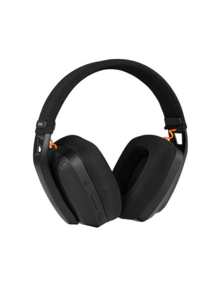 Krom Kanji Auriculares Inalámbrico y alámbrico Diadema Juego USB Tipo C Bluetooth Negro