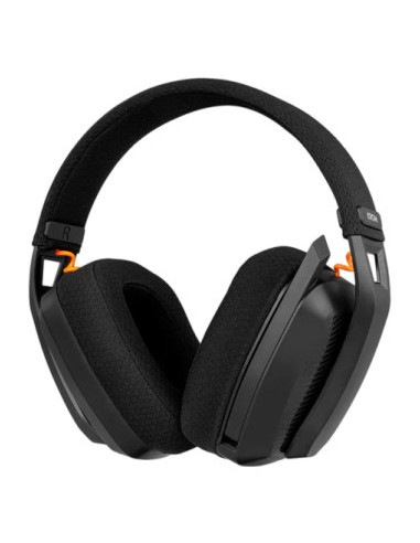Krom Kanji Auriculares Inalámbrico y alámbrico Diadema Juego USB Tipo C Bluetooth Negro