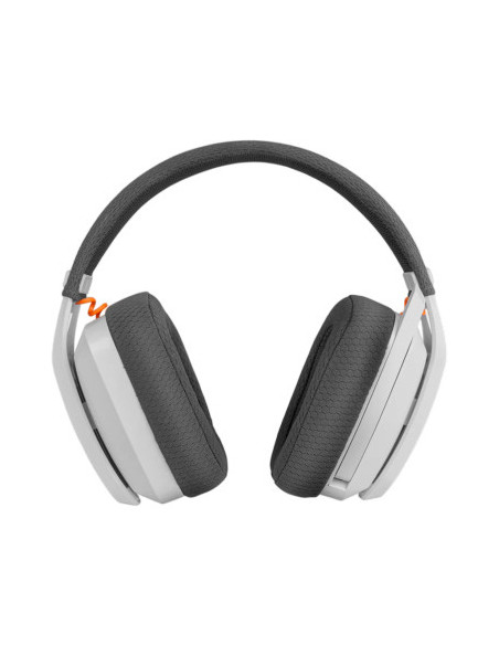 Krom Kanji Auriculares Inalámbrico y alámbrico Diadema Juego USB Tipo C Bluetooth Blanco