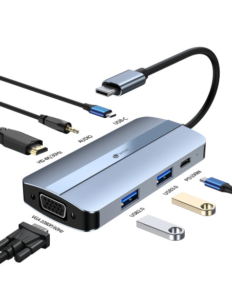 Leotec Docking Station 7 en 1
