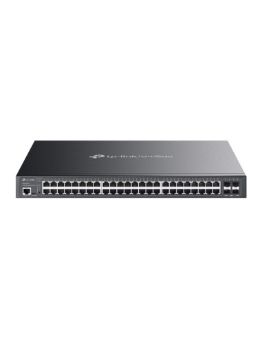TP-Link Omada SG3452XMPP switch Gestionado L2+ Gigabit Ethernet (10 100 1000) Energía sobre Ethernet (PoE) 1U Negro