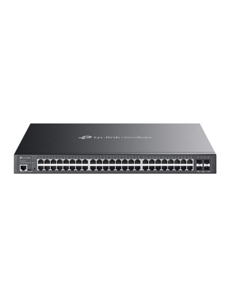 TP-Link Omada SG3452XMPP switch Gestionado L2+ Gigabit Ethernet (10 100 1000) Energía sobre Ethernet (PoE) 1U Negro