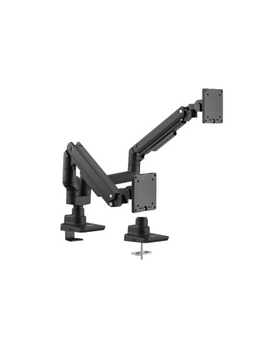 Equip Soporte de sobremesa para monitores dobles de 17«-35», negro