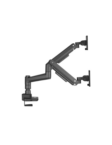 Equip Soporte de sobremesa para monitores dobles de 17«-35», negro