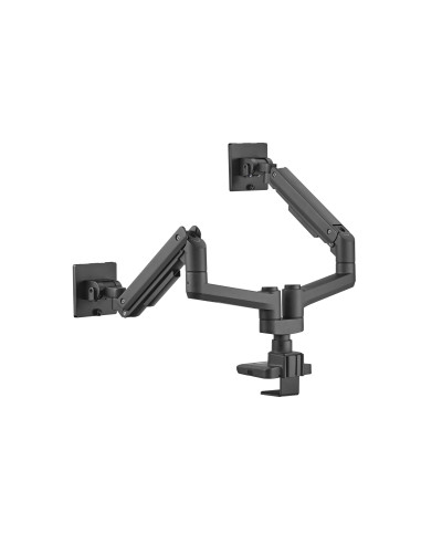 Equip Soporte de sobremesa para monitores dobles de 17«-35», negro