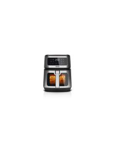 Haeger AF-D50.004A freidora Sencillo 5 L 1200 W Freidora de aire caliente Negro, Acero inoxidable
