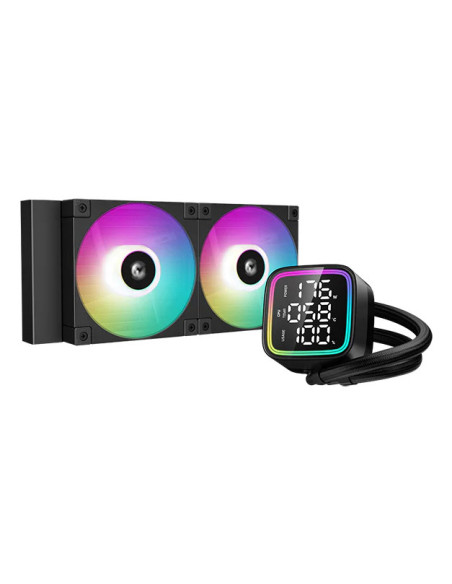 DeepCool LD240 Procesador Sistema de refrigeración líquida todo en uno 12 cm Negro 1 pieza(s)