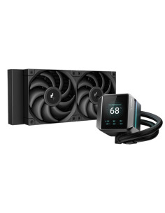 DeepCool MYSTIQUE 240 Procesador Sistema de refrigeración líquida todo en uno 12 cm Negro 1 pieza(s)