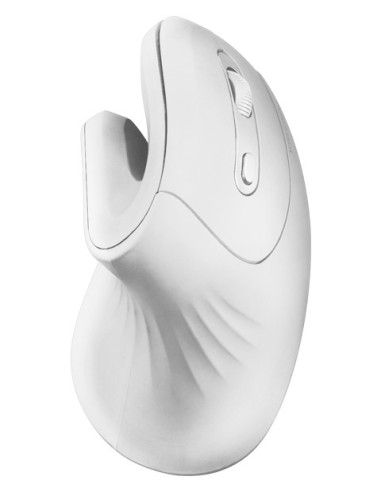 Mars Gaming MMW-ERGOPRO Blanco, Ratón Inalámbrico Ergonómico Vertical, Diseño Plegado, Sensor Óptico 3200DPI, Switches Huano,