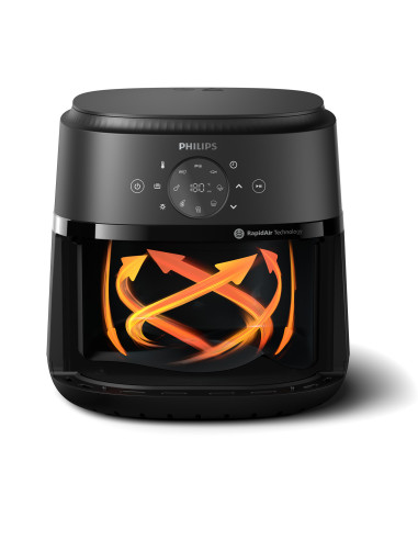 Philips 2000 series Airfryer serie 2000 de 6,2 l, plata