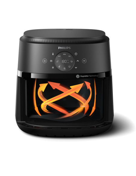 Philips 2000 series Airfryer serie 2000 de 6,2 l, plata