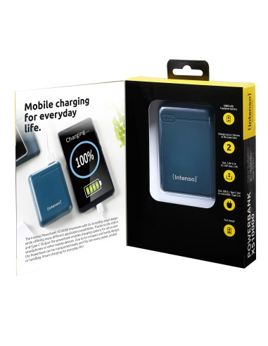 Intenso XS10000 Polímero de litio 10000 mAh Color petróleo