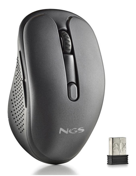 NGS EVO PEEP ratón Hogar mano derecha RF Wireless + Bluetooth Laser 3200 DPI