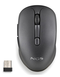 NGS EVO PEEP ratón Hogar mano derecha RF Wireless + Bluetooth Laser 3200 DPI 2