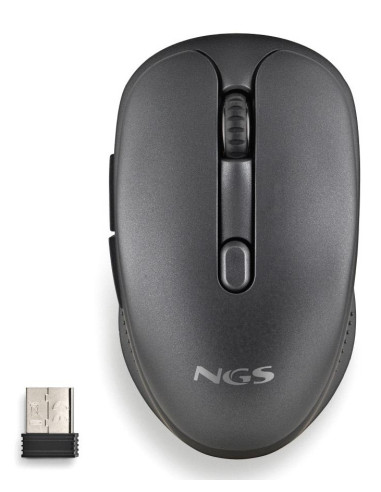NGS EVO PEEP ratón Hogar mano derecha RF Wireless + Bluetooth Laser 3200 DPI