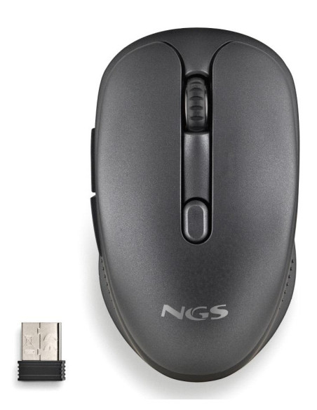 NGS EVO PEEP ratón Hogar mano derecha RF Wireless + Bluetooth Laser 3200 DPI